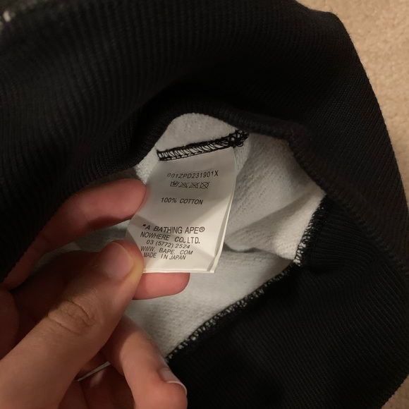 SOLD -A Bathing Ape Galaxy Camo Shark Hoodie Small - Picture 5 of 8